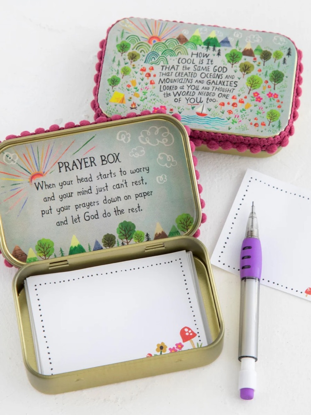 NWOT Natural Life Prayer Box